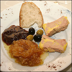 recette foie gras confit d'oignon