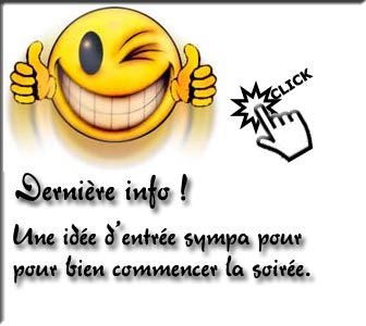 Idées entrées de repas