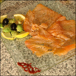 carpaccio de saumon