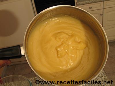 voir la recette de la crème pâtissière