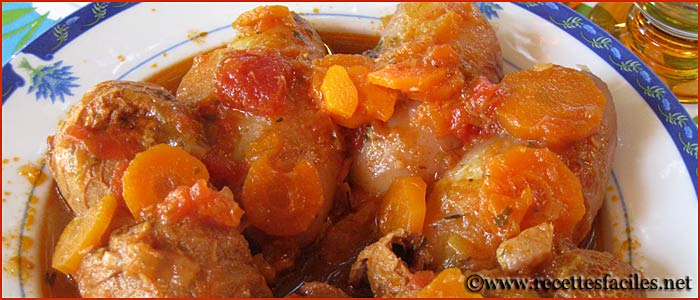 La préparation des pieds et paquets de sisteron en cocotte.