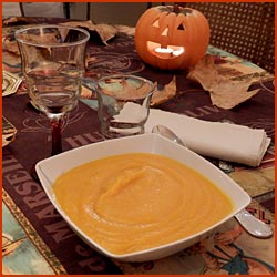 Recette de soupe pour Halloween.